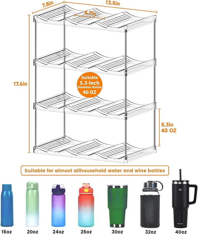 Stackable Water Bottle Organizer - Image 2