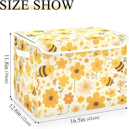 Storage Bins with Lids Storage Containers Storage Box with Handles Storage - Image 3