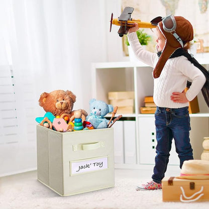 11 Inch Storage Cube, Storage bin Foldable Fabric Cube Storage Bins - Image 6