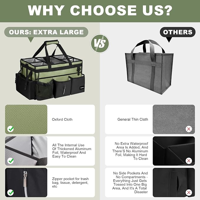 Extra Large Cleaning Caddy Bag - Image 2