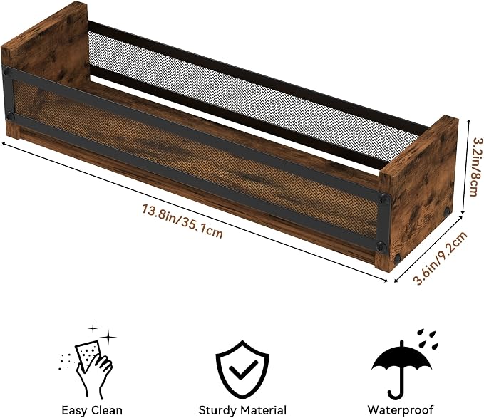 Alyoen Liquor Bottle Display Shelf, Coffee Syrup Rack Organizer, Countertop - Image 6