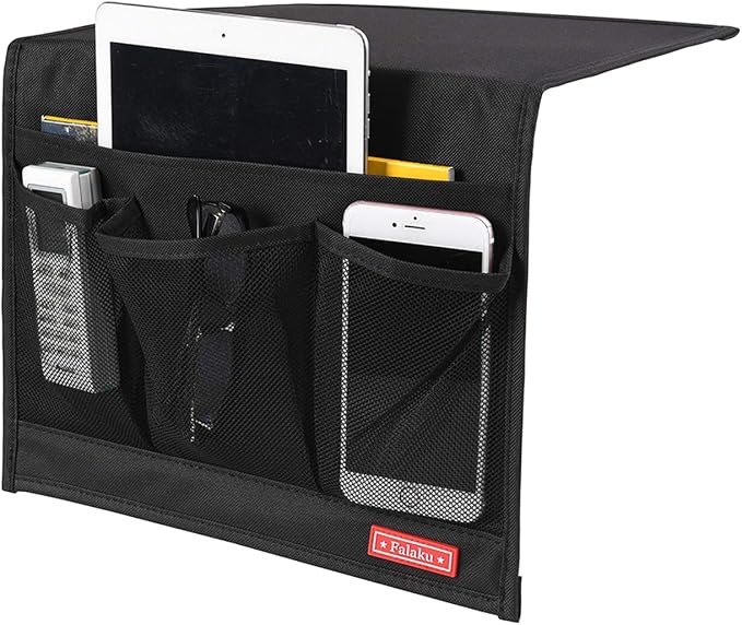 Bedside Caddy, Bedside Organizer Caddy Under Mattress, Holds Magazines by Falaku