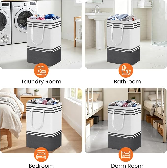 TranquilRelax 3-Pack Laundry Basket - Image 8