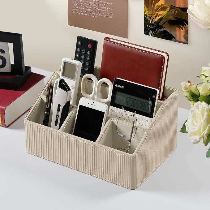 Remote Control Holder with 5 Compartments - Image 6