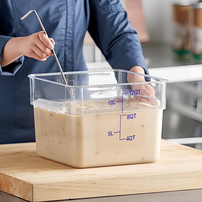 4 Pack Food Storage Containers, 12 Quart - Image 9