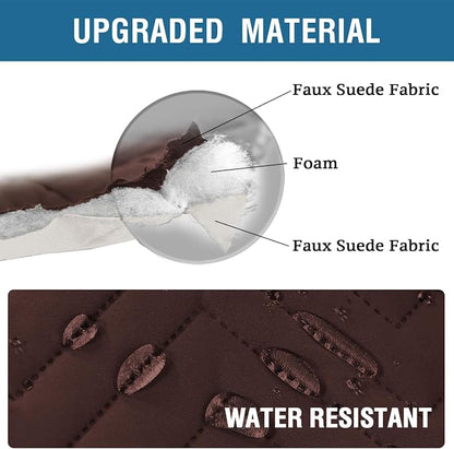 H.VERSAILTEX Armrest Covers for Sofa Water Resistant Couch Arm Covers Remote - Image 4