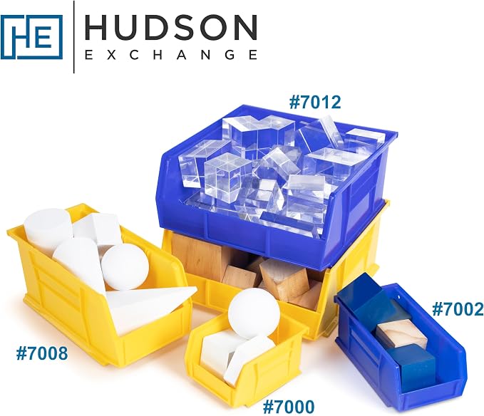 HE HUDSON EXCHANGE 11" x 11" x 5" Plastic Stackable Storage Bin - Image 4