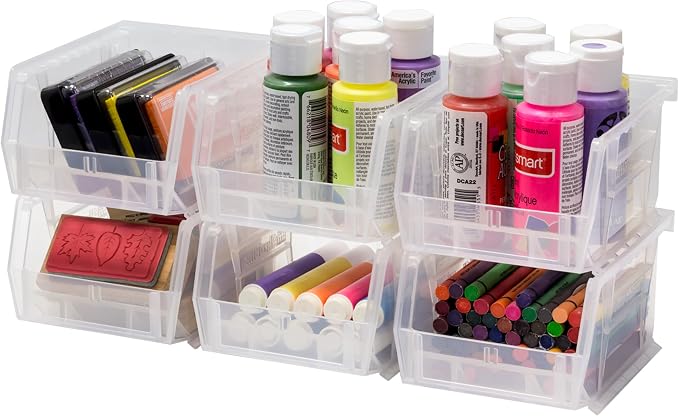 Akro-Mils 30210 AkroBins Plastic Storage Bins, Space-Saving Stackable Bins - Image 7
