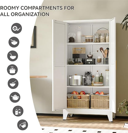 COFaR 61" Metal Pantry Cabinet - Image 6