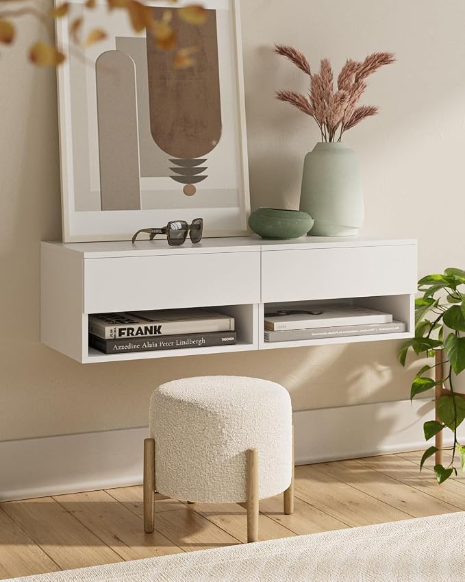 Floating Nightstand, Small Modern Floating Nightstand - Image 8