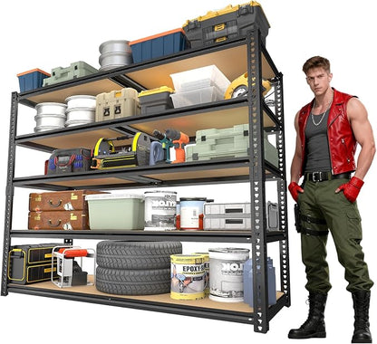 Garage Racks for Storage，5-Tier Adjustable Garage Shelving Storage Shelves by Unknown