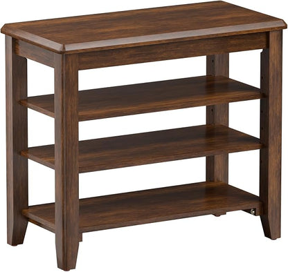 Taitiy Shoe Bench Storage Rubberwood, Entryway Bench by Taitiy