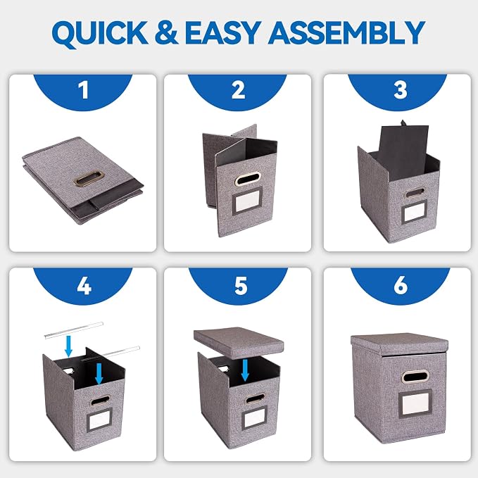 4 Pack Hanging File Folders Organizer - Image 7