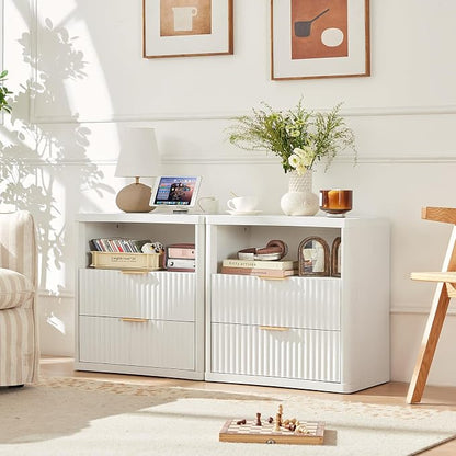 LEYAOYAO Fluted Nightstand - Image 3