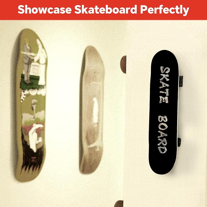 Skateboard Wall Mount Rack, Wall Hanger Holder - Image 8