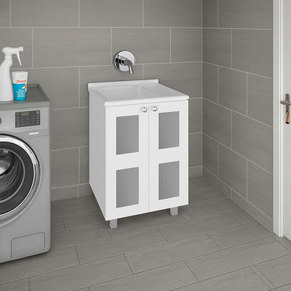 Bathroom Vanity, Utility Tub Cabinet, Laundry Room Cabinet by Teemful