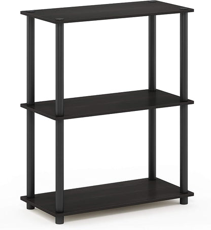 Furinno TURN-N-TUBE Storage Shelves, 3-Tier Book Shelf, Corner Shelf, Toolless - Image 5