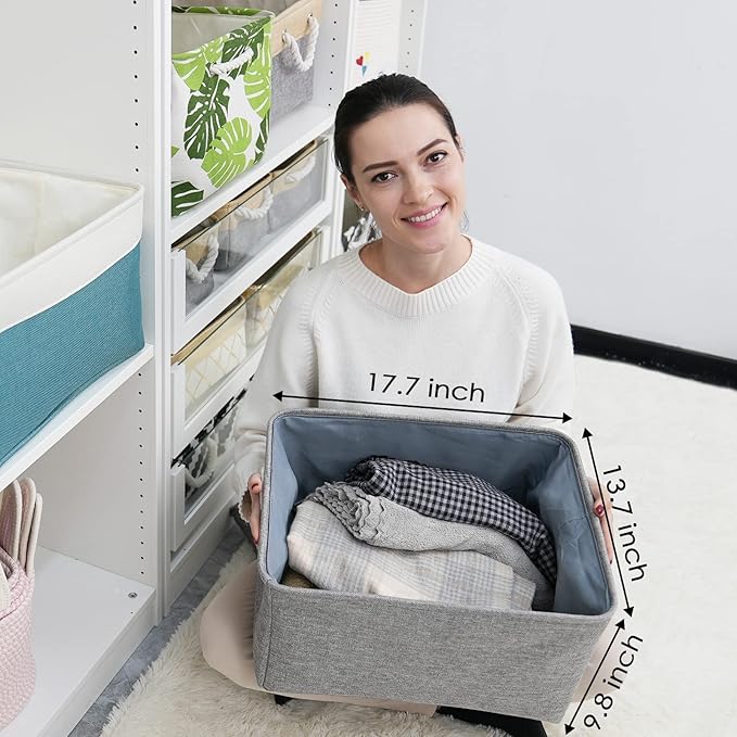 TheWarmHome Fabric Storage Bins Baskets - Image 2