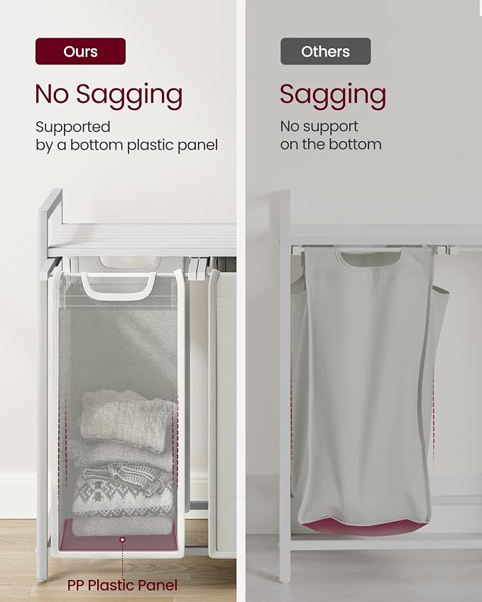 VASAGLE Laundry Hamper, Laundry Basket, Laundry Sorter - Image 6