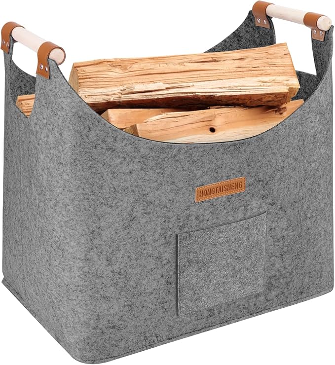 XL 4MM Felt Firewood Carrier | Log Carrier by HONGTAISHENG