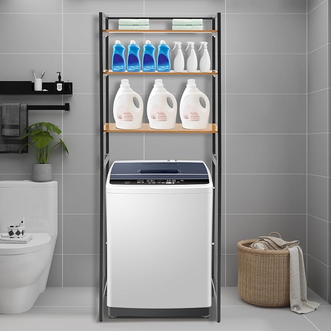 Gdrasuya10 Over The Washer and Dryer Storage Shelf - Image 5