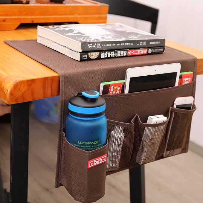 5 Pockets Bedside Caddy, Bedside Storage Organizer - Image 6