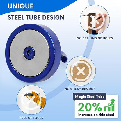 Neosmuk Magnetic Hooks Steel Tube Design - Image 2