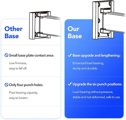 BOQORAD Drying Rack Clothing, Clothes Drying Rack Wall Mounted, Collapsible - Image 2