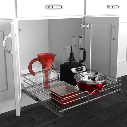 Rev-A-Shelf Kitchen Cabinet Pullout Shelf and Drawer Organizer Slide Out Pantry - Image 2