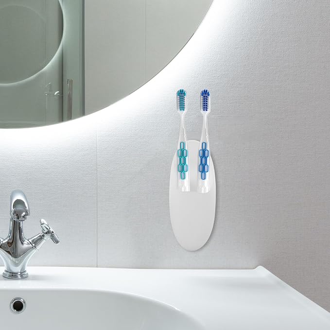 Garneck 2pcs Wall-mounted Toothbrush Holders - Image 4