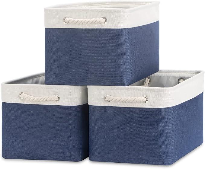 Bidtakay Storage Baskets Collapsible Decorative Storage Bins by BidtakayBaskets