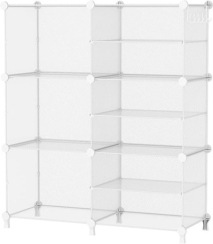 AWTATOS Closet Organizer 6 Cube Storage Shelves Portable Closet Clothes by AWTATOS