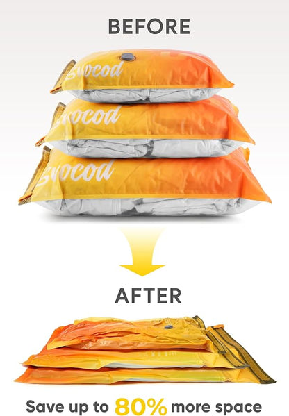 Travel Vacuum Bags with Pump, 15 Pack Vacuum Storage Bags - Image 3