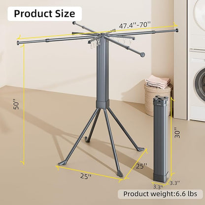 BIREN Clothes Drying Rack Foldable Extending Laundry Rack - Image 2