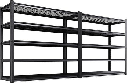 59 ''W Storage Shelves, 71‘’H Garage Shelving, Adjustable Garage Shelves by KORVENA
