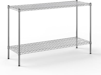 18" Deep x 54" Wide x 34" Height Wire Shelving Kit | 2-Tier | NSF Commercial by Unknown