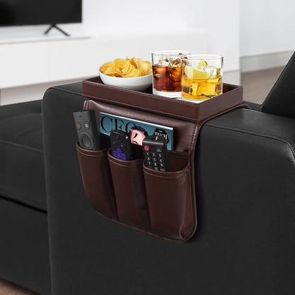 Houseables Armchair Caddy, Recliner Accessories, Armrest Organizer, Arm Chair - Image 7