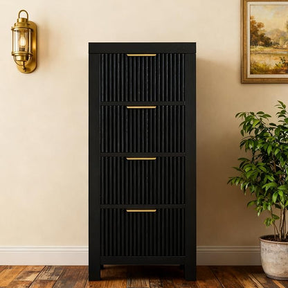 Modern Solid Wood Chest of Drawers, Dresser Organizer by NRITOBY