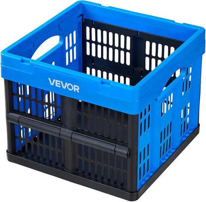 VEVOR Plastic Collapsible Storage Bins, 25L 3 Packs, Stackable Folding Storage - Image 9