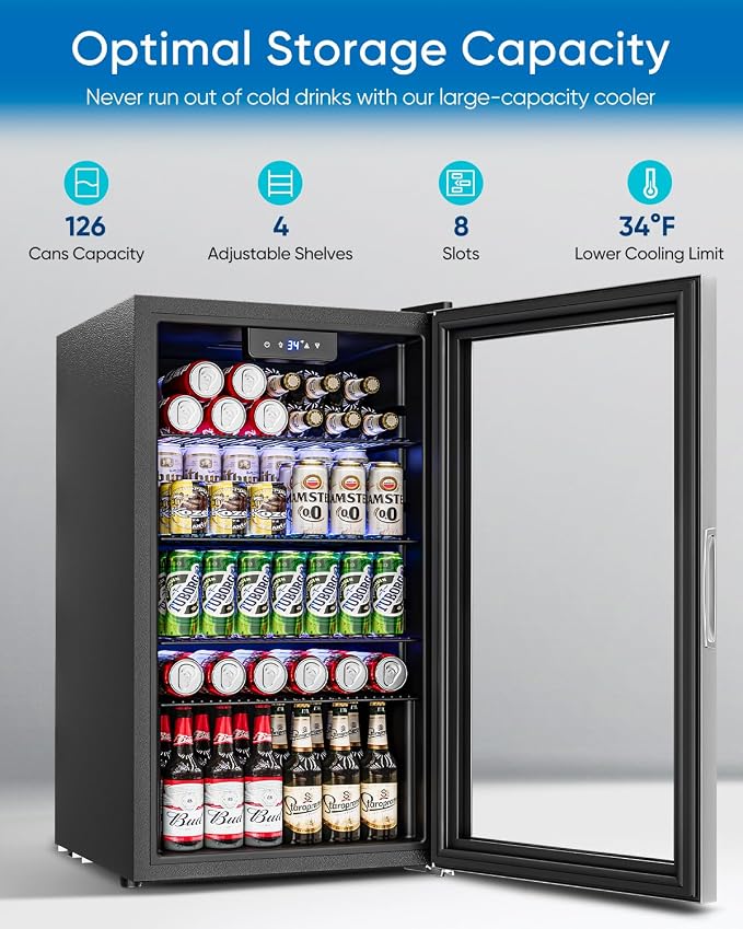 Beverage Refrigerator Cooler - Image 2