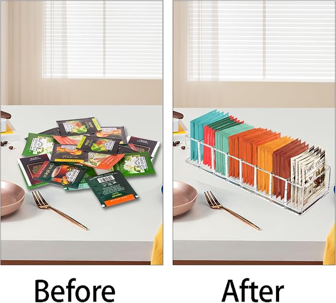 Tasybox Tea Bag Organizer, Tea Holder, Tea Organizers and Storage, 1 Pack | - Image 4