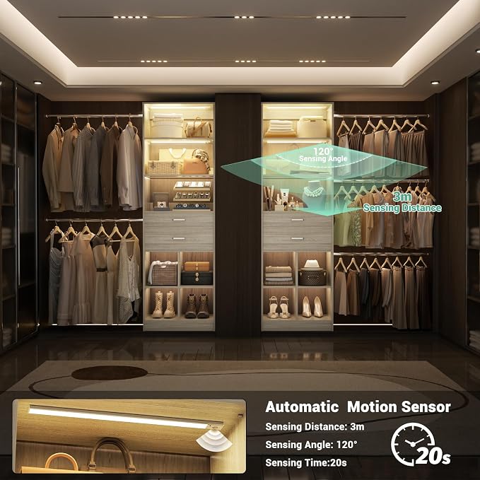 Besiost Closet System, Built in, Not Free Standing, Enclosed Storage Volume: - Image 4
