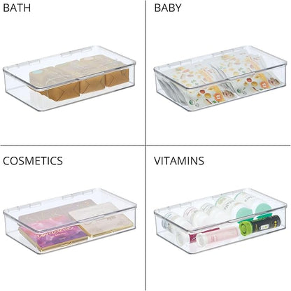 iDesign Kitchen Binz BPA-Free Plastic Stackable Organizer Box - Image 4