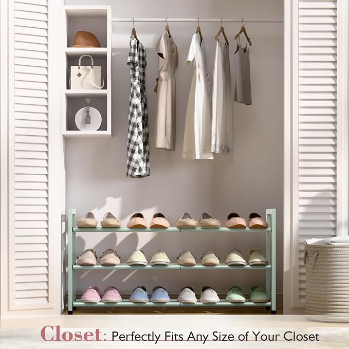 Bumusty 3-Tier Expandable Shoe Rack - Image 2