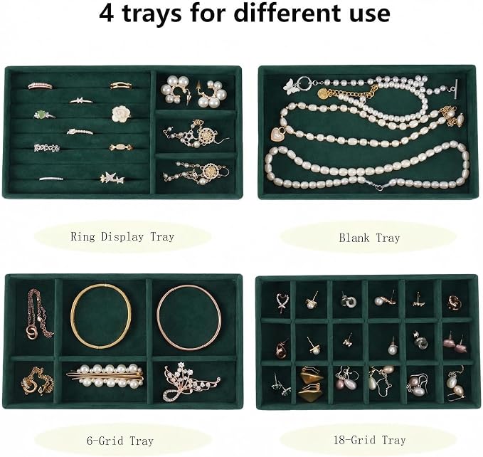 Stackable Jewelry Organizer Trays - Image 3