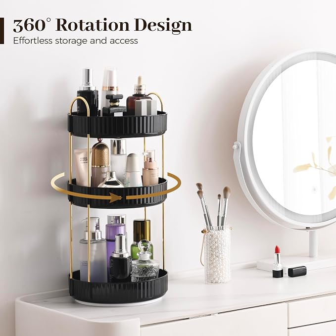 Aveniee 360 Rotating Makeup Organizer - Image 2