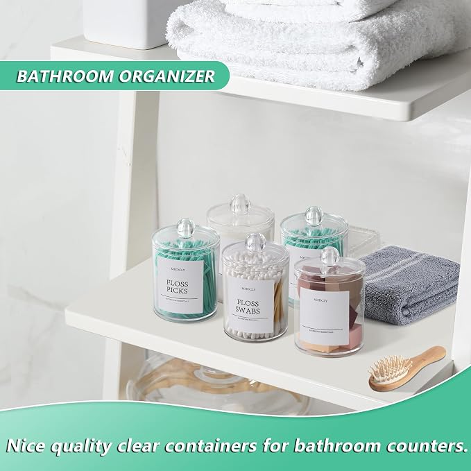 Bathroom Organizers and Storage, 4 Pack Bathroom Accessories, Bathroom Decor - Image 2