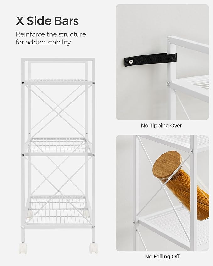 SONGMICS 3-Tier Metal Storage Rack - Image 4