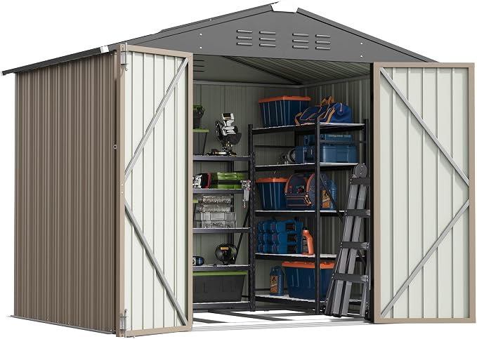 Patiowell 8x6 FT Storage Shed - Image 7