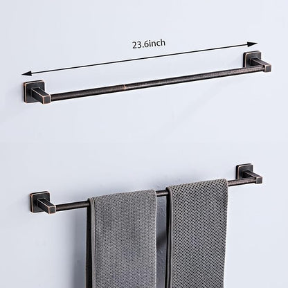 Bathroom Hardware Set 4 Pieces, Oil Rubbed Bronze Bathroom Accessories Set - Image 2